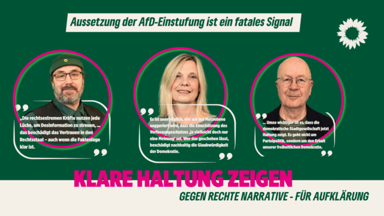 Aussetzung der AfD-Einstufung ist ein fatales Signal – Klare Kante gegen rechtsextreme Narrative